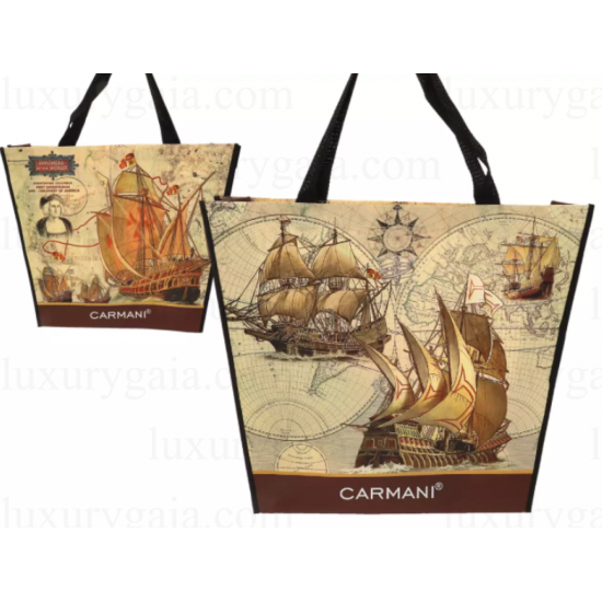 Чанта за пазар'' Исторически морски пътувания'' . Размер 46 x 11 x 38cm - Luxurygaia.com