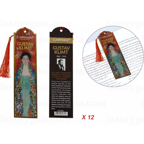 Картонен книгоразделител по картини на Gustav Klimt ''The Lieser Girls'' - Luxurygaia.com